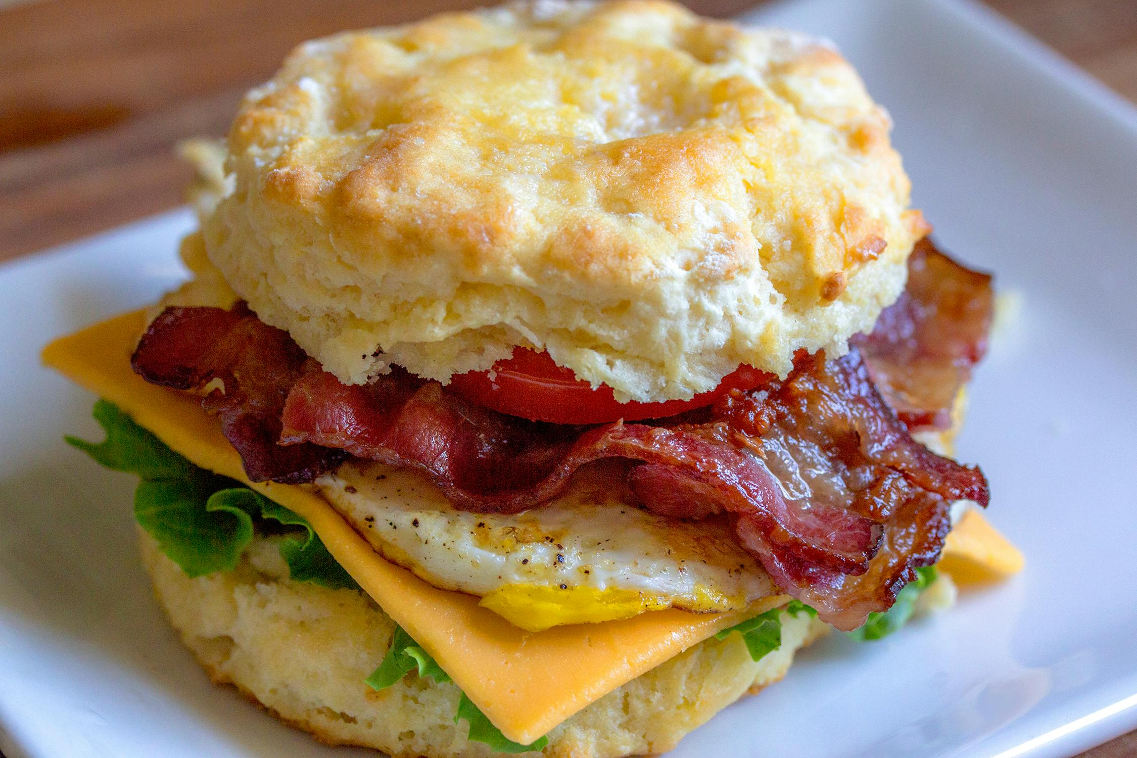 Homemade Egg McMuffin Style Sandwich