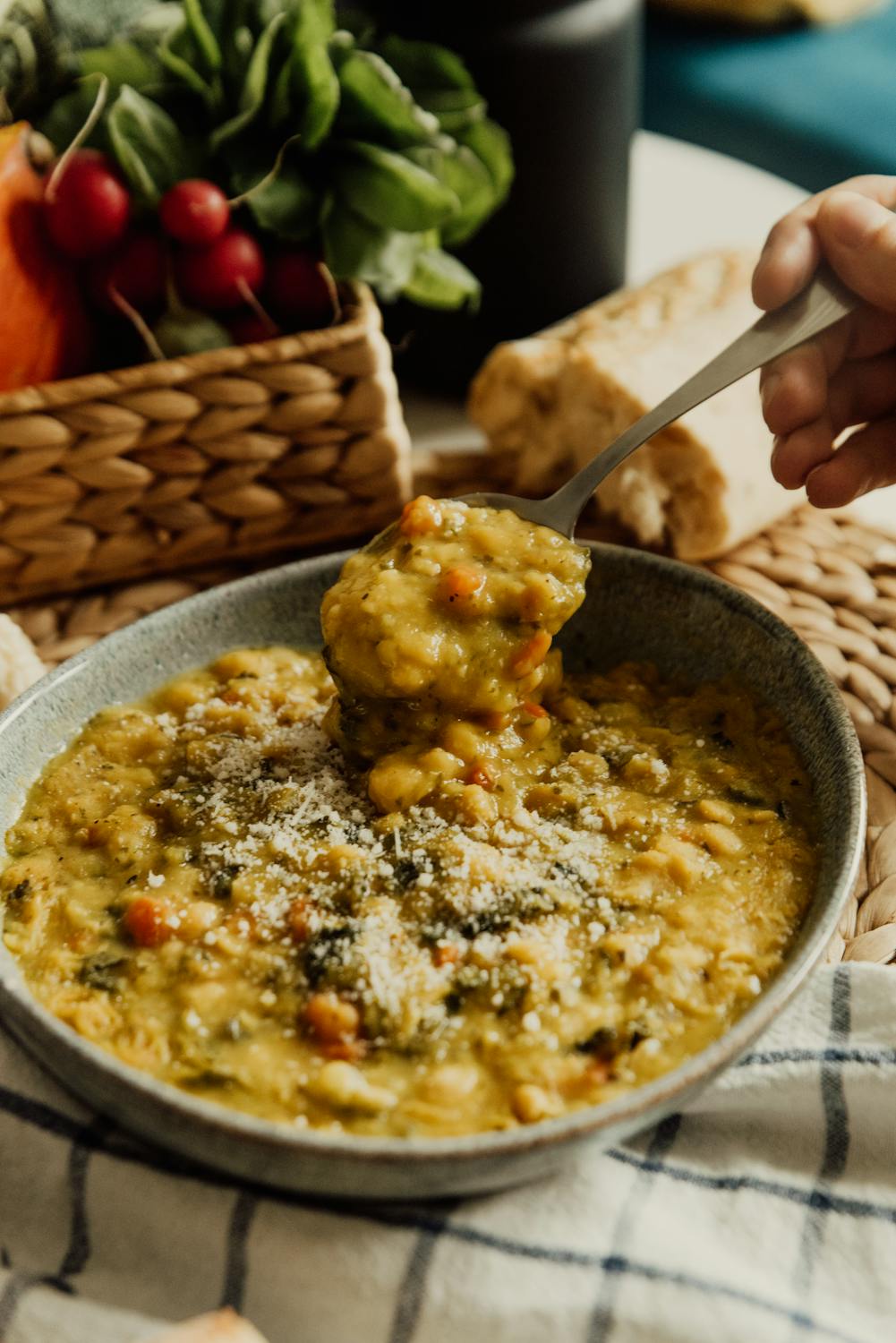 One-Pot Lentil and Spinach Soup